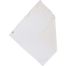 Deeperlove Pink Zigzag Muslin Banyo Örtüsü