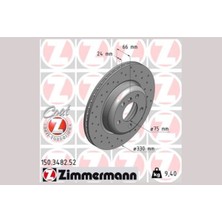 Zimmermann Dpmix-Hb Fren Diski On Bmw F10 F11 10 Havali Delikli