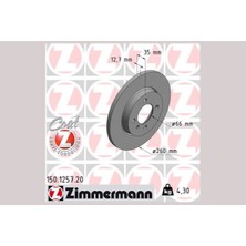 Zimmermann Dpmix-Hb Fren Diski On Bmw E30 Abs Siz