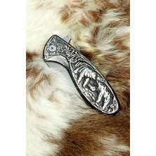Browning Metal Kabzeli Ayı Kabartmalı Çakı