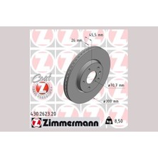 Zimmermann Dpmix-Hb Ön Fren Aynasi Insignia B 16 Inç 18 Astra J 09 Zafira C 11 Cruze 09 300X26X5DLXHAVALI 13502051