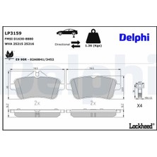 Delphi Dpmix-Hb Fren Balatasi Arka Mercedes W176 C117 X156 W166 X166 C292 R172