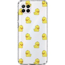MONOFLEX Huawei P40 Lite Uyumlu Ördekler Desenli Şeffaf Telefon Kılıfı