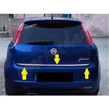 Db Chrome Fiat Grande Punto Krom Bagaj Alt Çıta 2006-2017 P.çelik