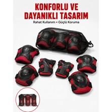 Pileli Store Kaykay Paten Scooter Bisiklet Koruyucu Ekipman Seti Darbe Emici Koruma