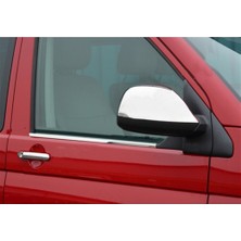 Db Chrome Vw T5 Transporter Cam Çıtası Nikelajı 2003-2014 2 Parça P.çelik