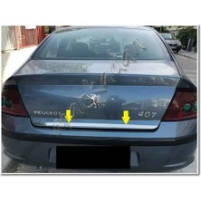 Db Chrome Peugeot 407 Krom Bagaj Alt Çıta 2004-2010 P.çelik