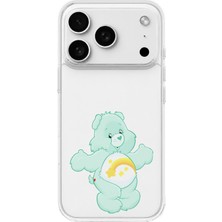 MONOFLEX iPhone 18 Pro Max Uyumlu Sevimli Ayıcık Desenli Şeffaf Telefon Kılıfı