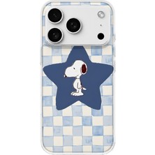 MONOFLEX iPhone 18 Pro Uyumlu Snoopy Desenli Şeffaf Telefon Kılıfı