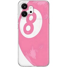 MONOFLEX Honor 600 Uyumlu Bilardo Topu Desenli Şeffaf Telefon Kılıfı