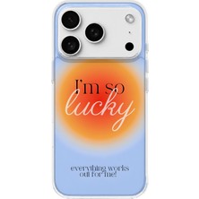 MONOFLEX iPhone 18 Pro Uyumlu Lucky Desenli Şeffaf Telefon Kılıfı