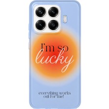 MONOFLEX Xiaomi 17T Uyumlu Lucky Desenli Şeffaf Telefon Kılıfı