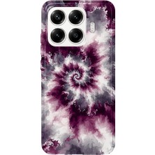 MONOFLEX Xiaomi 17T Pro Uyumlu Batik Spiral Desenli Şeffaf Telefon Kılıfı