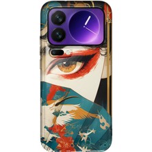 MONOFLEX Xiaomi 17 Pro Max Uyumlu Japon Sanatı Desenli Şeffaf Telefon Kılıfı