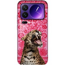 MONOFLEX Xiaomi 17 Pro Max Uyumlu Leopar Desenli Şeffaf Telefon Kılıfı