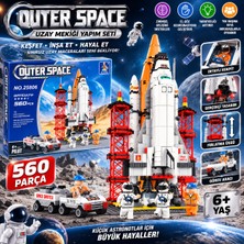 Trust Store Uzay Mekiği Yapım Seti 560 Parça  Astronotlaruzay Aracı ve Fırlatma Üssü