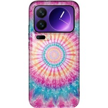 MONOFLEX Xiaomi 17 Pro Max Uyumlu Rengarenk Mandala Desenli Şeffaf Telefon Kılıfı