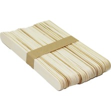 Shopwave 50 Pcs Naturel Ahşap Eli̇şi̇ Çubuk (5047)