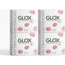 Glox Tea 4 Aylık Kullanım Bromelain Ekstraktı ile Güçlendirilmiş Hızlı Detox 240 Adet