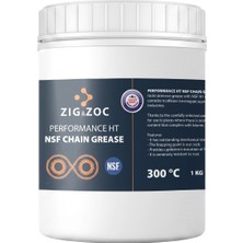 ZIG&ZOC Zıg&zoc Nsf Gıda Onaylı Yüksek Isı Zincir Gresi 300 Derece - 500 gr