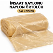 Ege Arge Inşaat Naylonu Naylon Örtülük Bal Köpüğü Rengi 6x3 Metre