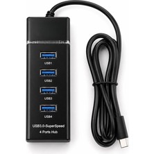 Pileli Store 4 Port Type-C USB Hub 1.2m ZR1272