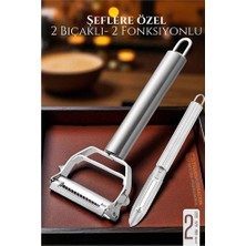 Pileli Store Soyacak - Sebze Soayacağı - Oyacak Soyacak Seti Dilimele Kazıma Profesyonel