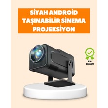 Pileli Store Otomatik Dikey Düzeltmeli ve Manuel Zoom Fonksiyonlu Akıllı Projektör