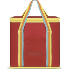 Pileli Store Termos Sıcak Soğuk Çanta 30.5 L Kırmızı MCB002