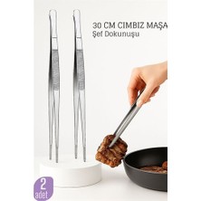 Pileli Store Çelik Cımbız Maşa A.milano Design 2 Adet  719806