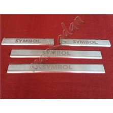 Db Chrome Renault Symbol Kapı Eşiği 2009-2012 4 Parça P.çelik