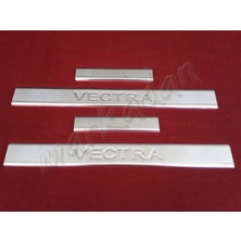 Db Chrome Opel Vectra C Krom Kapı Eşiği 2002-2009 4 Parça P.çelik