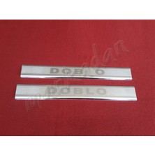 Db Chrome Fiat Doblo Krom Kapı Eşiği 2010-2023 2 Parça P.çelik