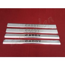 Db Chrome Vw Caddy Krom Kapı Eşiği 2015-2020 4 Parça P.çelik