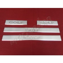 Db Chrome Vw Golf 7 Krom Kapı Eşiği 2012-2020 4 Parça P.çelik