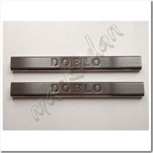 Db Chrome Fiat Doblo Krom Kapı Eşiği 2000-2012 2 Parça P.çelik