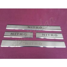 Woc Chrome Dodge Nitro Krom Kapı Eşiği 2007-2012 4 Parça Paslanmaz Çelik