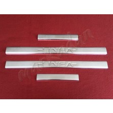 Db Chrome Fiat Linea Krom Kapı Eşiği 2006-2018 4 Parça P.çelik