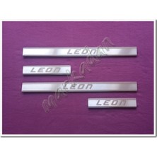 Woc Chrome Seat Leon Krom Kapı Eşiği 2012-2019 4 Parça Paslanmaz Çelik