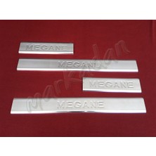 Db Chrome Renault Megane 2 Krom Kapı Eşiği 2004-2010 4 Parça P.çelik