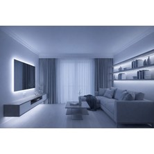Pileli Store 1 Adet 5 Metre Cata Ct 4541 Iç Mekan 216 Çipli Cob Şerit LED 6400K Beyaz Işık 12V