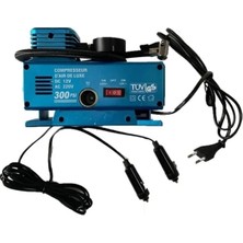 Pileli Store 220 Volt-12 Volt 250 Psi Geniş Uygulama Yelpazesi Kompresör Lastik Hava Şişirme Oto Pompası