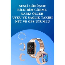 Pileli Store 3 Kordonlu Dokunmatik Ekran Akıllı Saat ve 2.nesil Kablosuz Bluetooth Kulaklık Anc/enc