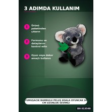 Pileli Store Yumuşacık Bambulu Peluş Koala Oyuncak 30 cm Uzunluk Sevimli Uyku Arkadaşı BX-313548