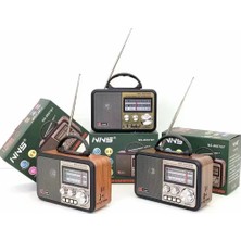 Pileli Store Nns NS-8897 Orta Boy Retro, Nostaljik, Ahşap Tasarım Radyo BX40