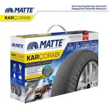 Tr Lastik Kar Çorabı Kar Zinciri Muadili Yüksek Kalite Tekstil Kar Zinciri Extra Pro Series (Medi