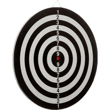 Tr Delta Spor Dart Seti 38 cm (15 Inç) + 6 Dart Oku (6 Gr) Hedef Tahtası
