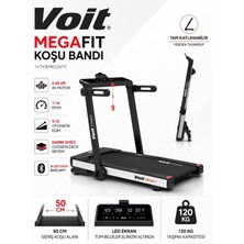 Tr Megafit Katlanabilir Koşu Bandı 2.50 Hp Av Motor,%15 Otomatik Eğim, 1-16 Km/h, 50 cm Geniş Ko
