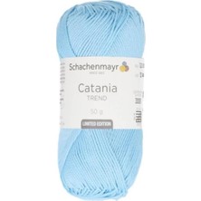 Tr Schachenmayr Catania Pamuk Amigurumi El Örgü Ipi Ipliği Yünü 505 Bebe Mavi