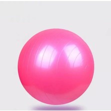 Tr Ayla Stand Pembe Pilates Topu 65 cm Anti Burst Fitilli + Pompa